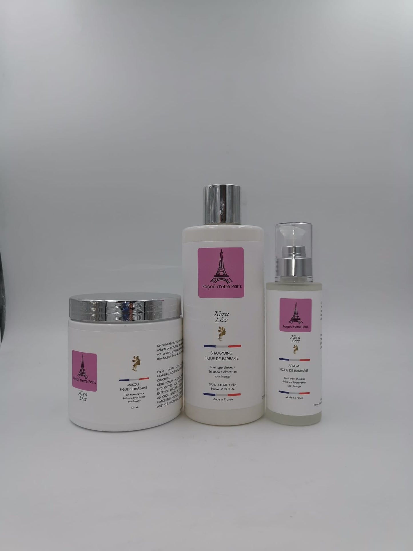 Kit Keralizz à la Figue de Barbarie Façon d'Être Paris 3 produits SoLysHair