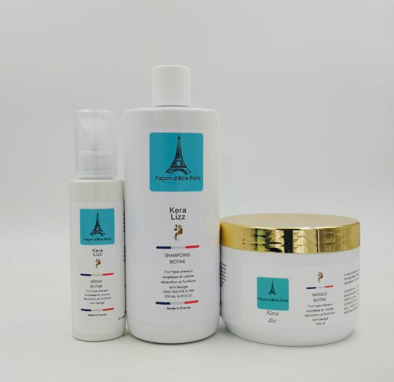 Kit shampoing Biotine sans sulfate SoLysHair